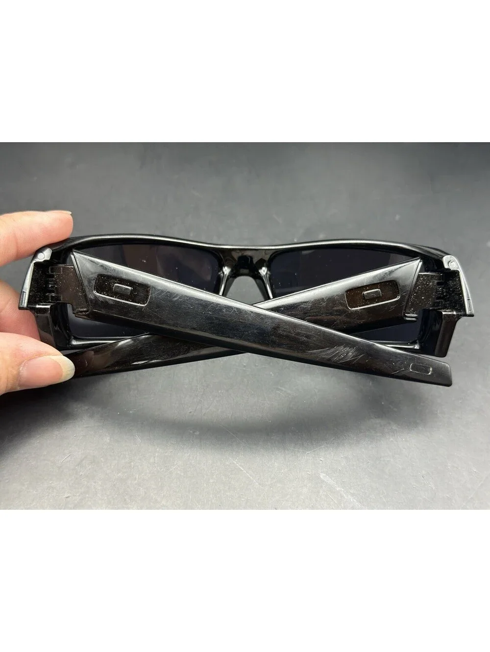 Oakley Gascan S Polished Black w/Black Iridium Lenses